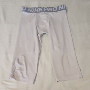 Nike Pro Light Gray Compression Leggings. Youth Small. Dri-Fit